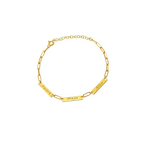 Mini Name Bar Bracelet Custom Name Bracelet For Women Engraved Bracelet Personalized Name Bracelets...