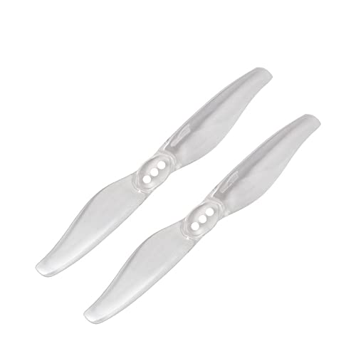 3018 3x1.8 インチ 2 プロペラ 1.5mm 2.0mm 穴 T マウント付き RC ドローン FPV レーシングつまようじフレームと互換性あり(4PAIR1.5MMTRANSPAREN)