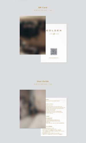 Golden-Weverse Platform Album Version pour libérer de l'espace chez soi