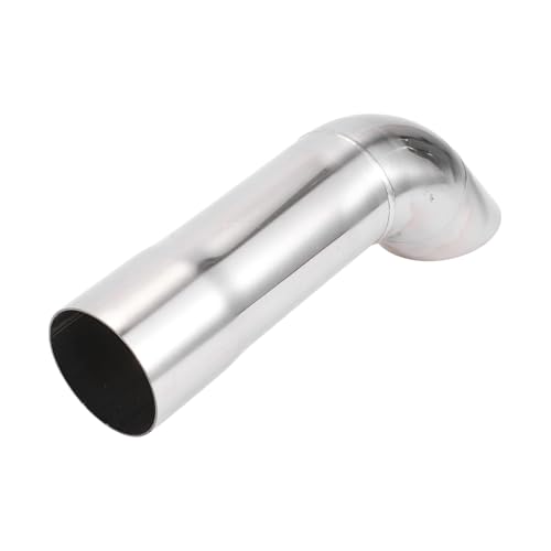 Embout d'échappement rabattable en inox T304 argenté de 230mm pour une finition automobile premium