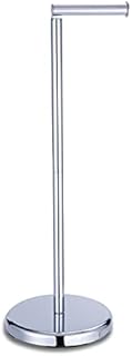 Toilet roll holder free standing Chromed with Heavy Floor,Toilet Paper Storage,Saving Space Bathroom Accessories,Stainless Steel Chromed