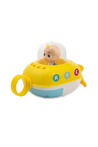Skip Hop x CoComelon Baby Bath Toy JJ Pull & Go Submarine with Pull String Wind-Up Propeller, Pool & Beach Water Toy Teaches Floating, Sinking, Cause and Effect & Motor Skills, Age 12m+ - image 1