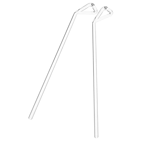 CIYODO 2pcs Diffuser Cell Spreader Stick Culture Spreader Polypropylene Cell Spreader Scientific Cell Spreader Petri Spreaders Cell Spreader Bars Spreading Glass Transparent