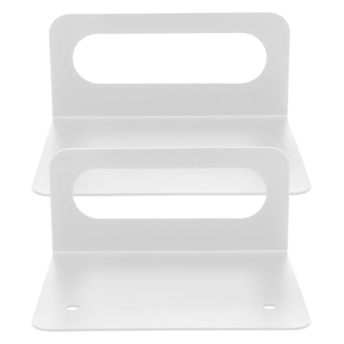 Yardenfun 2 Piezas Retenedores De ColchóN Antideslizantes En Hierro Blanco Estabilizador De Cama Y CojíN para Sofá FáCil InstalacióN Sin Perforar Ideal para Hogar