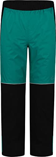 Foto von normani Kinder ungefütterte Regenhose für Junge und Mädchen - wasserdichte, atmungsaktive Überziehhose Sommerhose - Winddichte Regenbundhose Buddelhosemit 3M Reflektoren Farbe Petrol Größe 170-176