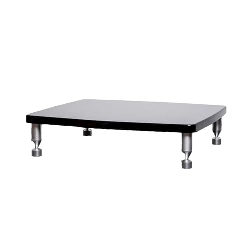 Stereo-Ständer, Plattenspieler-Konsolenschrank mit Regalen, AV-Media-Ständer, Audio-Rack für Entertainment-Center und Bodenaufbewahrung