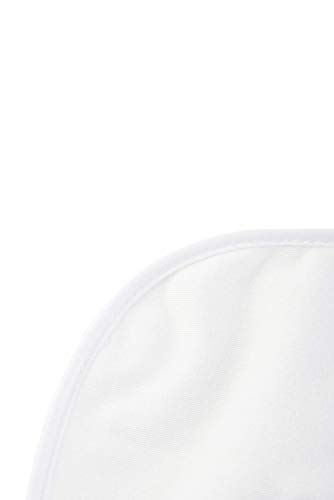 Canyon Rose Cloud 9 Women's Plush Microfiber Knee Length Spa Wrap, Simple Body Wrap, Microfiber, Elasticized Top with Touch-and-close Fasteners, Machine Washable, 32 inch length, White Willow