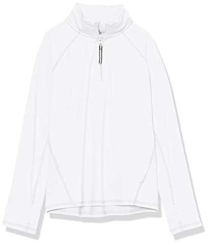 Amazon Essentials Women's Half-Zip Active Jacket, White, X-Small #TOP19