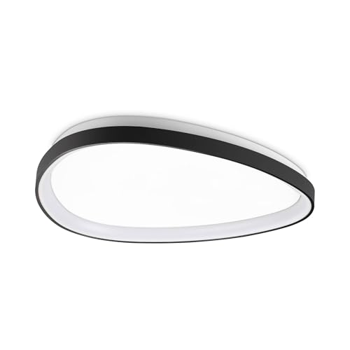 Réglette LED intégrée GEMINI 61 cm 3000K noir pour plafond compact