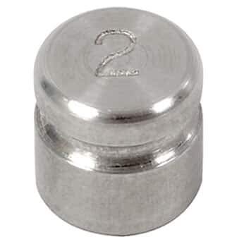 Troemner 1332 2 g Class F Test Weight with No Certificate Cylindrical with Groove
