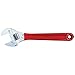 Klein Tools D507-12 Adjustable Drive Wrench, Forged with Extra Capacity Jaw and High Polish Chrome Finish, 12-inch