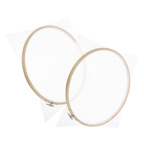 TEHAUX DIY Papermaking Set 2pcs Round Paper Making Mould Screen Tool for Craft Enthusiasts