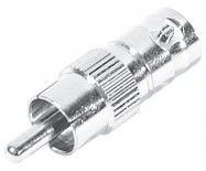 Adaptador BNC hembra a RCA macho miniatura 1