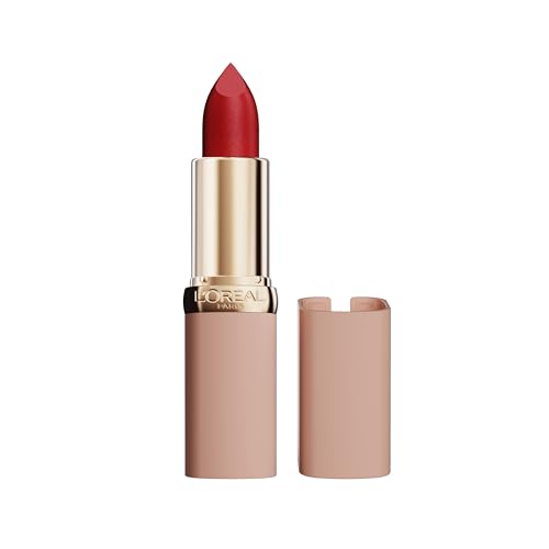 L'Oréal Paris Color Riche Blurred Matte Lippenstift, samtiger Lippenstift mit Weichzeichner-Effekt, feuchtigkeitsspendend & leicht, Multi-Use für Lippen & Wangen, Farbe: 300 Rouge Paris, 1 Stück