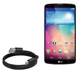 BoxWave Cable Compatible with LG G Pro 2 - DirectSync Cable, Durable Charge and Sync