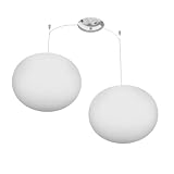 PORTATILE DESIGN MODRNO TOP LIGHT SOFT 1092/P VETRO BIANCO SOFFIATO