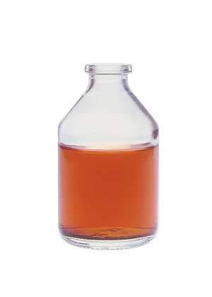 Kimble, KG-35 Serum Bottle With Aluminum Seal Neck Without Closure, 200mL (Case of 24)