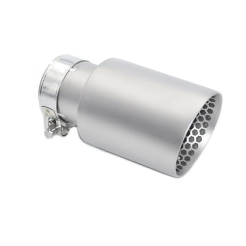 Pointe de silencieux d'échappement 63mm inox mat anti-corrosion
