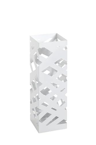 HAKU Möbel Portaombrelli bianco, metallo - Dim. L 16 cm x A 48 cm x P 16 cm, Stile Moderno