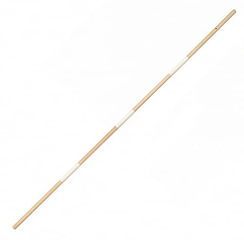 JEKANEL Replacement Wood Pole and Connector with 68' Length for Canvas Play Teepee Tent