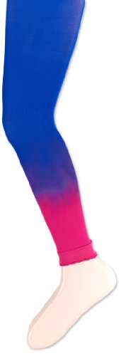 Jefferies Socks Girls 2-6X Dip Dye Footless Tights