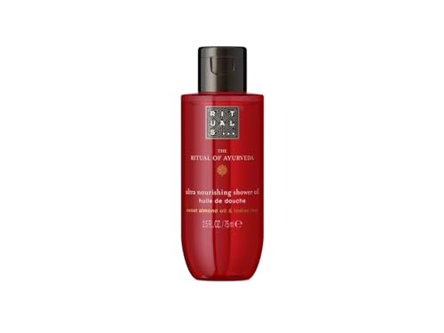 The Ritual of Ayurveda Ultra Nourishing Shower Oil, Indische Rose und Süßmandelöl, 75 ml