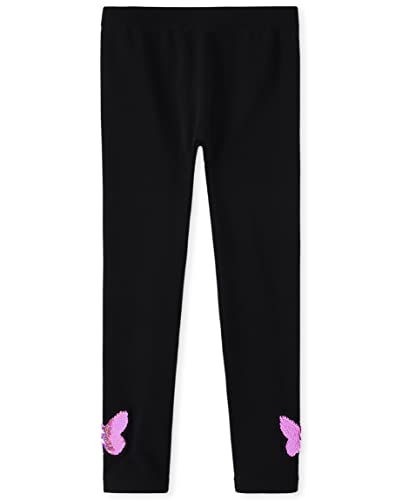 The Children's Place Girls' Fleece Lined Leggings 2 pack4