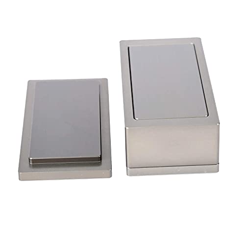 TUOPUKE 2x4 Inch Pre Press Mold Made of Food Grade Anodized Aluminum