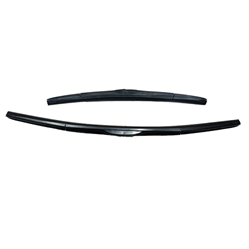 Image of Oshotto Frameless (O.E.M Type) Replacement Wiper Blades Compatible with Tata Nexon (24 inch / 16 inch)