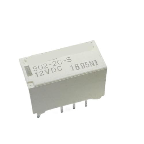 Relais 902-2C-S 12 V CC isolation double contact 8 broches TX2