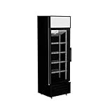 GASFRIT Armario Expositor Refrigerado Profesional, Frigorífico Vertical con Puerta de Cristal, 300/360 L, Iluminación LED, Estantes Ajustables, Hostelería, Bar y Restaurantes [Clase energética B]