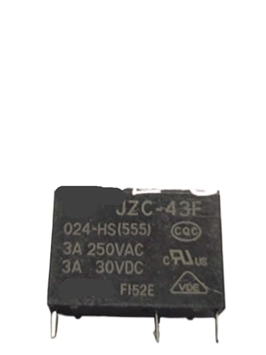 Relais JZC-43F 024-HS 24V dc à 4 broches pour circuits imprimés