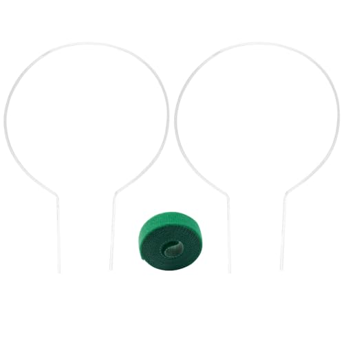 Hitefu 2 Packs Round Acrylic Plant Trellis