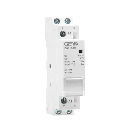 Contacteur Rail Din 2P 20A 2NC à commutation silencieuse 220V