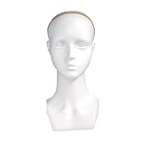 buste de femme au chapeau 1941 【Dimensions】: Maquillage de tête de mannequin femme avec cou pour la présentation et la fabrication de perruques, Hauteur: 35 cm/13,78 pouces, Largeur: 18 cm/7,09 pouces, Tour de tête: 55 cm/21,65 pouces