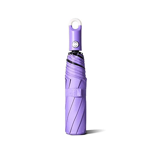 Parapluie automatique trois plis avec parasol anti-UV pour homme et femme