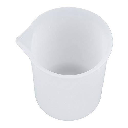 POFET 10pcs 100ml Silicone Measuring Cups Reusable Precise Scale Resin Mixing Cups for Epoxy Resin Casting Molds, Slime, Art - Image 3