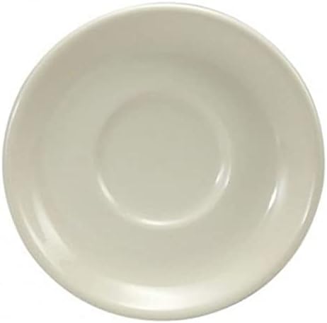 212 Main 6.125 inch Cream White Saucer