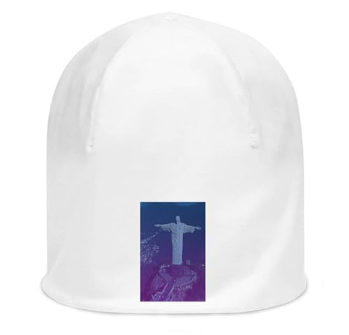 Bonnet Statue de Jésus-Christ blanc extensible : fini les bonnets trop serrés qui grattent