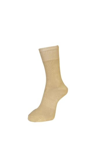 Image of RC. ROYAL CLASS Men's Calf Length Cotton Terry Towel Cushion Solid-Plain Socks (Pack of 3 Pairs)