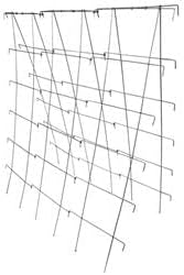 48 x 42 in. Metal Plant Support, Green