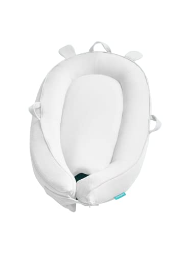 Kally Sleep Baby Nest Pod for Newborn and Babies, Baby Lounger for 0-8 Months Boys Girls, 100% Quilted Cotton - White Kally Sleep Baby Nest Pod for Newborn and Babies, Baby Lounger for 0-8 Months Boys Girls, 100% Quilted Cotton - White