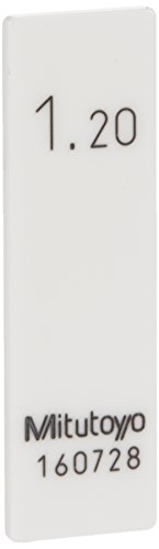ミツトヨ(mitutoyo) レクタンギュラゲージブロック セラミックス製 1級 1.2mm 613580-03