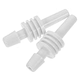 IWOWHERO 2 Stück Blutdruckmanschetten Adapter Weiß Cuff Connector Ersatzteil für Oberarm Blutdruckmessgerät Zubehör für Zuhause Krankenhaus und Gesundheitsinstitutionen