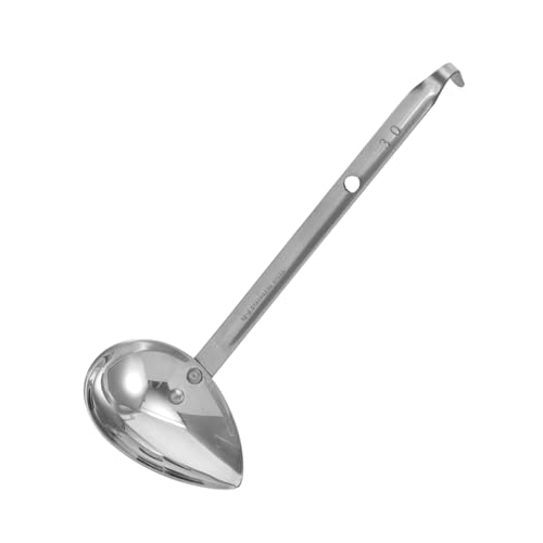 Cabilock Cuchara De Salsa Plateada Vajilla Creativa Cubiertos De Cocina Para Sopa y Salsa