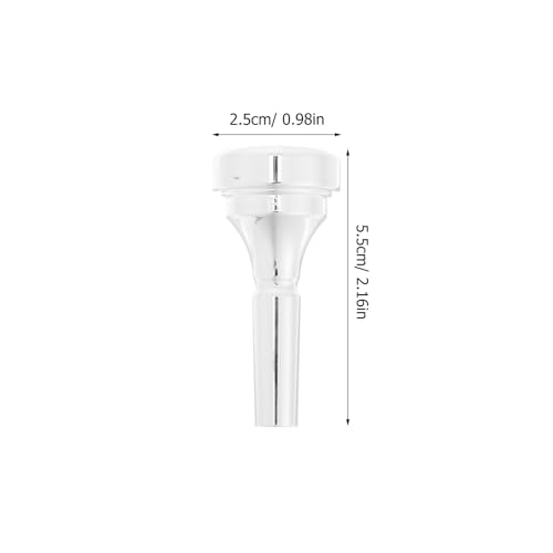 Embouchure de cornet argentée VICASKY en laiton de précision