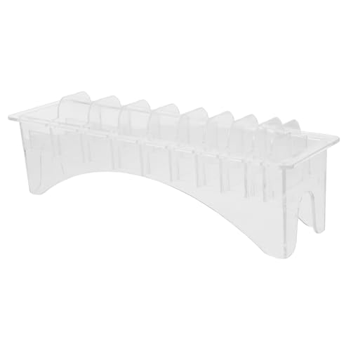 MOTHNUR Hair Clipper Station Tray Organizer Hair Tool Organiser for Salon Barber Storage Holder Clipper Comb Holder Limit Comb Storage Case