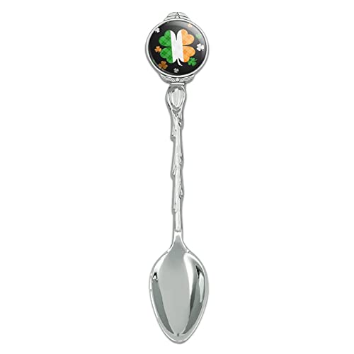 St. Patrick's Day Irish Flag Shamrock Novelty Collectible Demitasse Tea Coffee Spoon