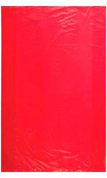 Jumbo High Density Red Plastic Merchandise Bags - 20”W x 5”D x 30”H - Case of 500