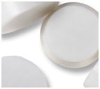 WidgetCo #8 White Silicone Rubber Stoppers, Rubber Plugs, Tapered, Industrial Grade (Qty 250)